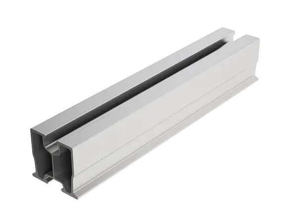 PREFA aluminijasti nosilni profil PV modulov za pritrditev PV modulov.