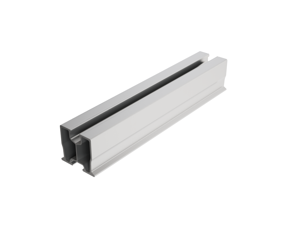 PREFA aluminijasti nosilni profil PV modulov za pritrditev PV modulov.