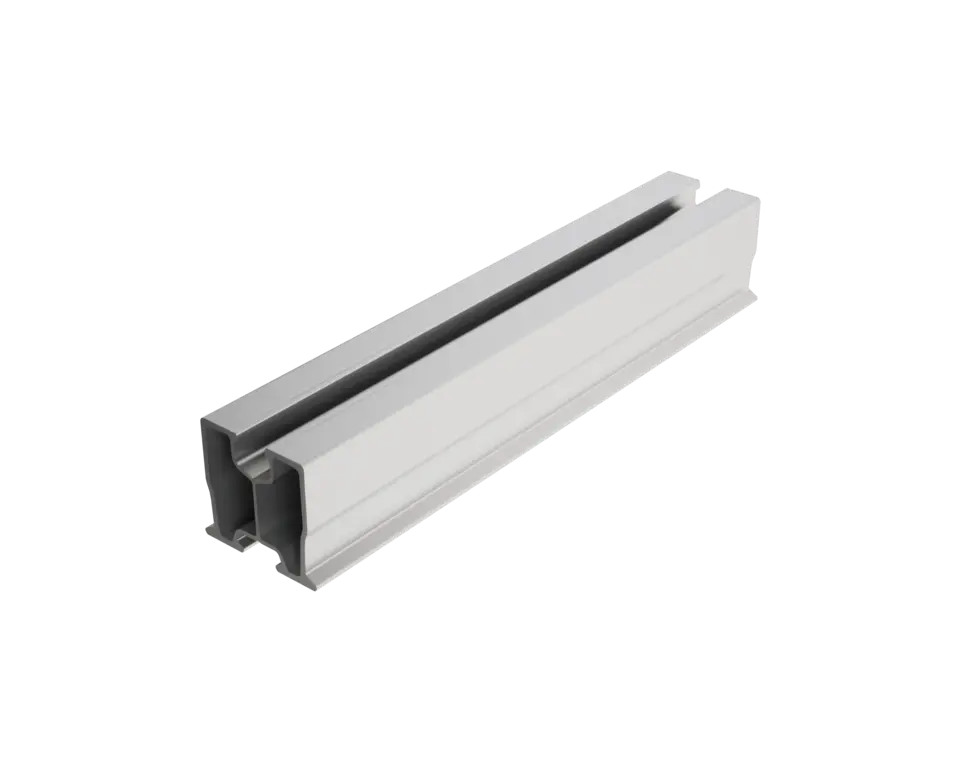 PREFA aluminijasti nosilni profil PV modulov za pritrditev PV modulov.