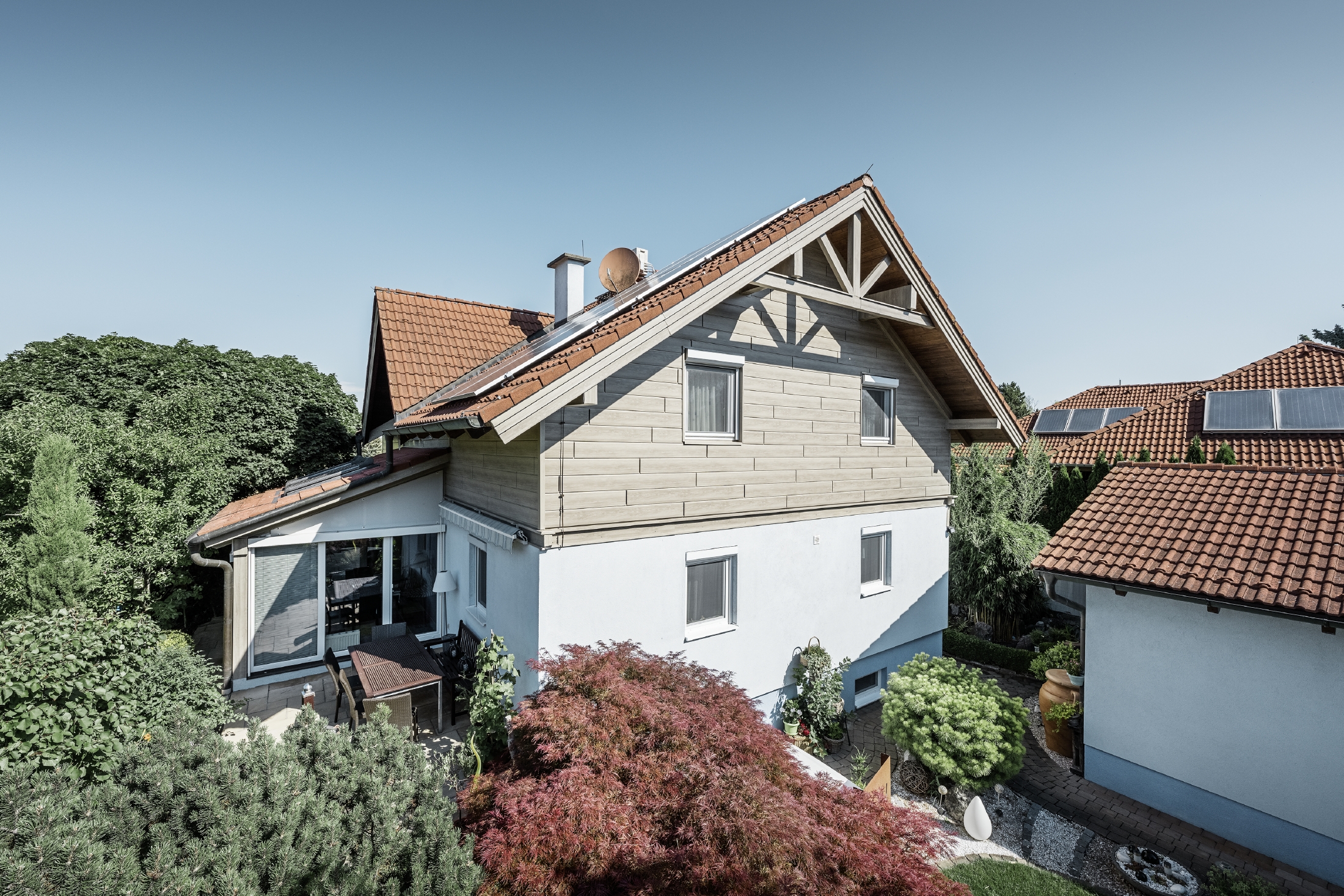 Referenčni objekti PREFA Fasadni sistemi Siding 39 sivi hrast