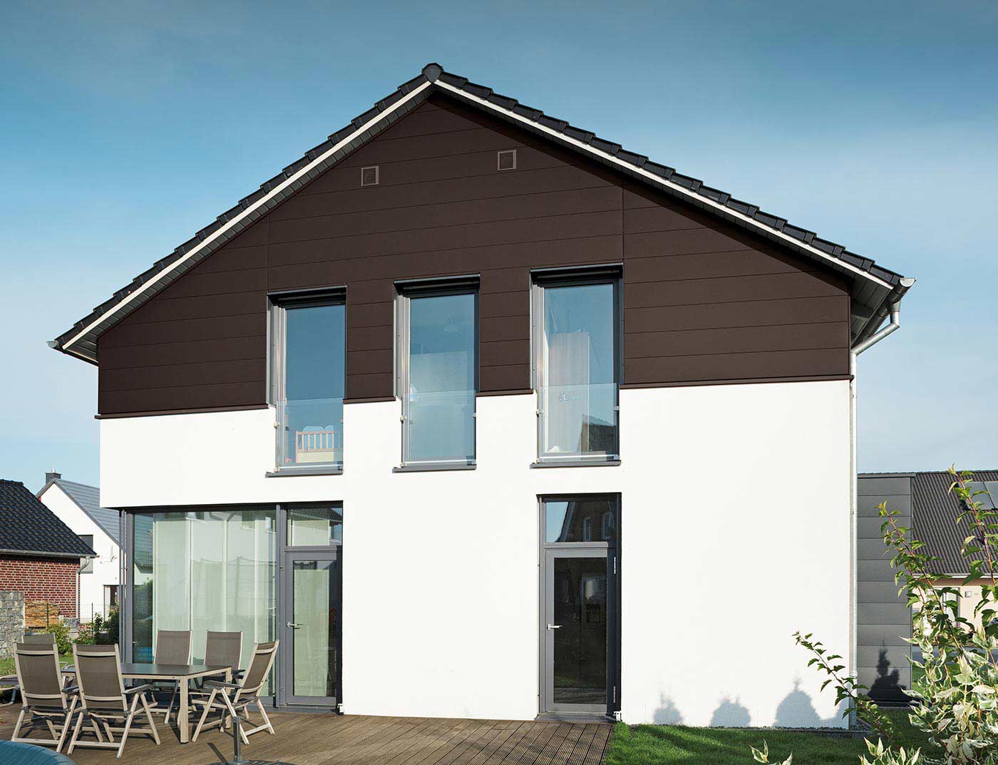 Referenčni objekti PREFA Fasadni sistemi Siding 11 P.10 testa di moro